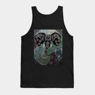 Elephant Doodle Tank Top